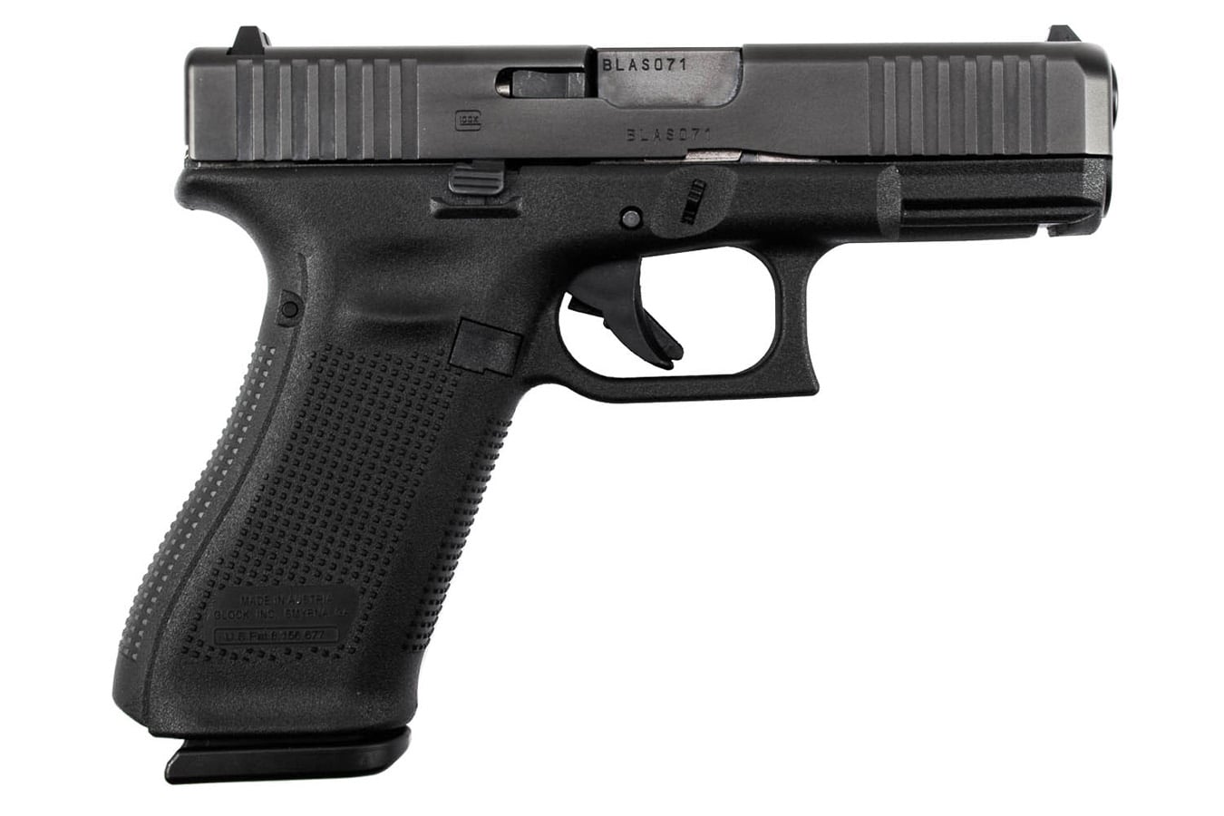 GLOCK 45 Gen5 9mm Full-Size Pistol with 17-Round Magazine and Glock Night Sights (LE)